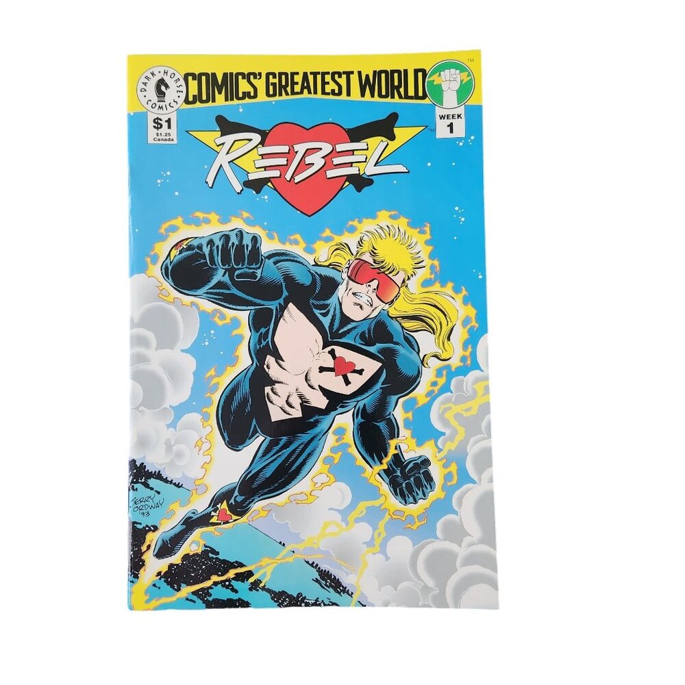 Dark Horse Rebel Week 1 1993 Comic Book Collector Bagged Boarded
